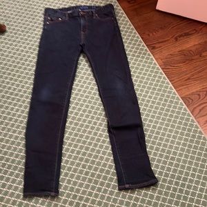 Crewcuts dark blue wash slim stretch blue jeans - size 14